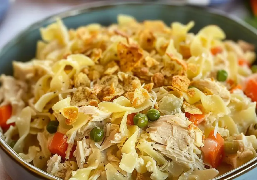 Easy Slow Cooker Tuna Noodle Casserole