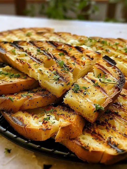 Quick Garlic Bread in a Toaster Oven